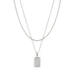 Work of Art Necklace - Silver